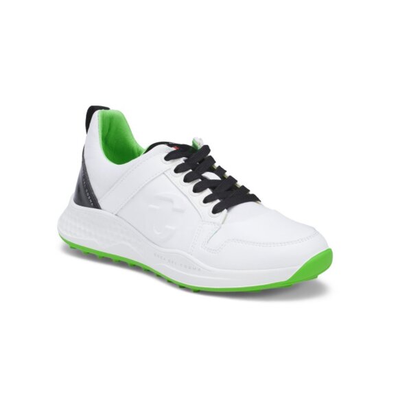 DUCA DEL COSMA White Men's Made In Portugal Leather Siren Golf Sneakers - Picture 1 of 2